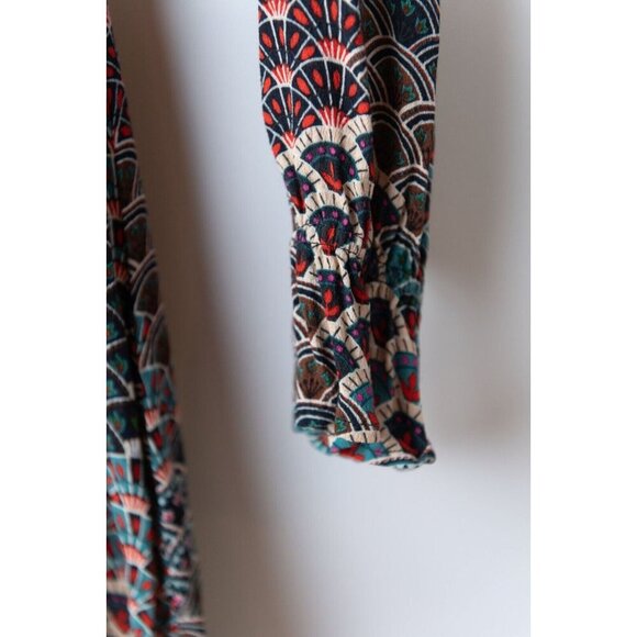 Anthropologie Maeve Women's Size S Multicolor Boho Dress Slip Swing - Picture 4 of 9